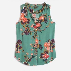 Market & Spruce - Prat Henley Sleeveless Top - NWT